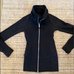 Lululemon black think performance Zip up jacket